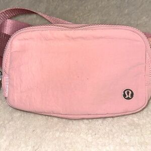Lululemon Athletica Pink Crossbody Bag with Adjustable Strap